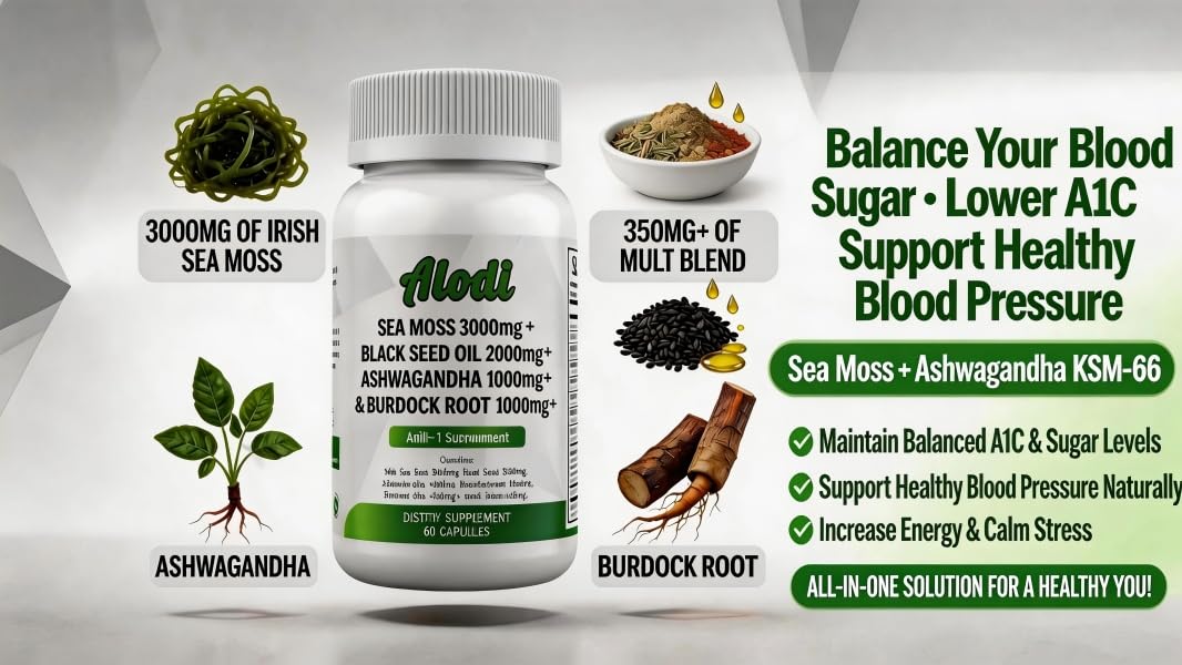 ALODI Sea Moss Blend 3000mg supplement ingredients list
