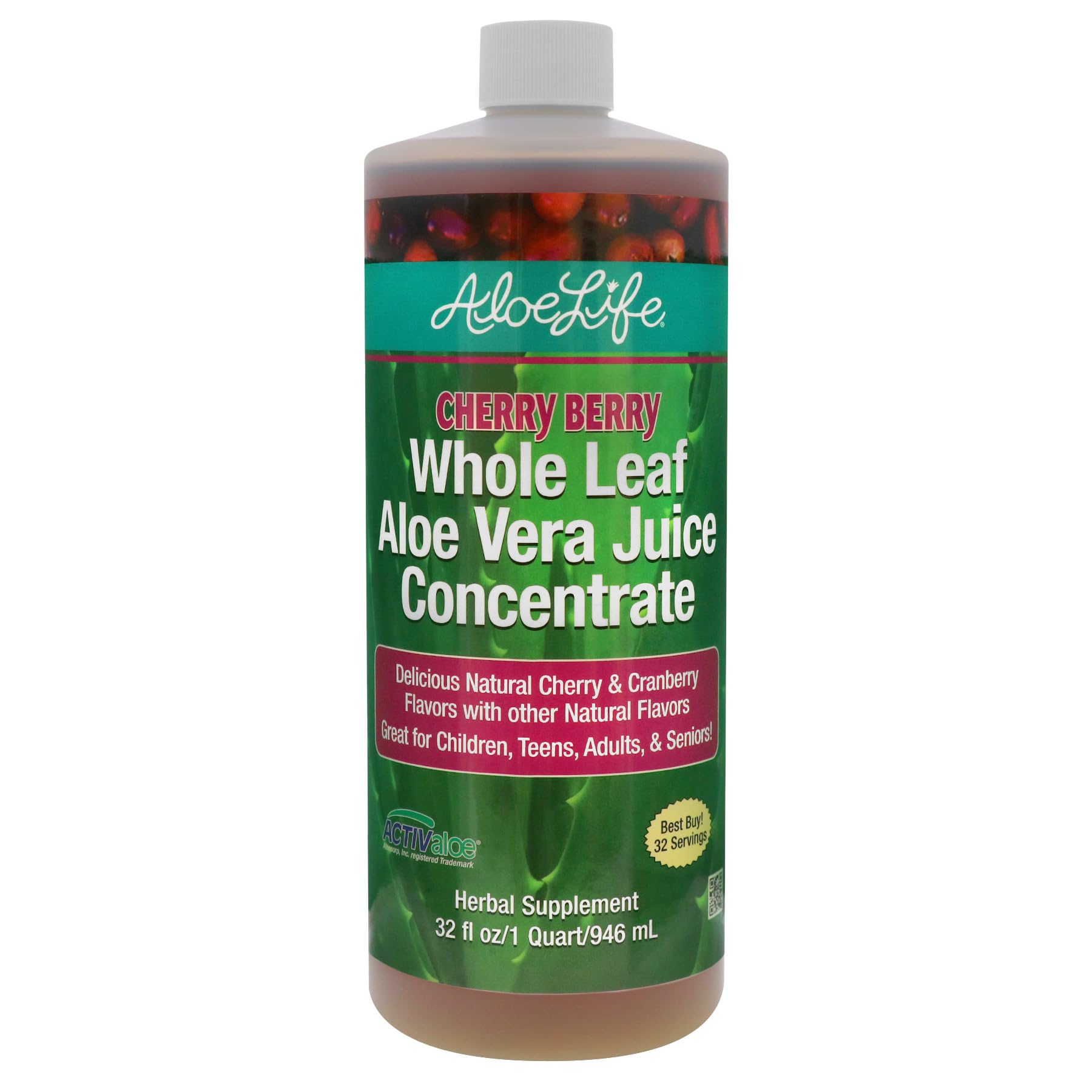 Aloe Life Whole Leaf Aloe Vera Juice Concentrate 907g front view