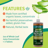 Aloe Life Whole Leaf Aloe Vera Juice Concentrate bottle side view