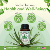 Aloe Remedy Aloe Vera Capsules bottle with cap open