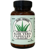 Aloe Remedy Aloe Vera Capsules front view with packaging