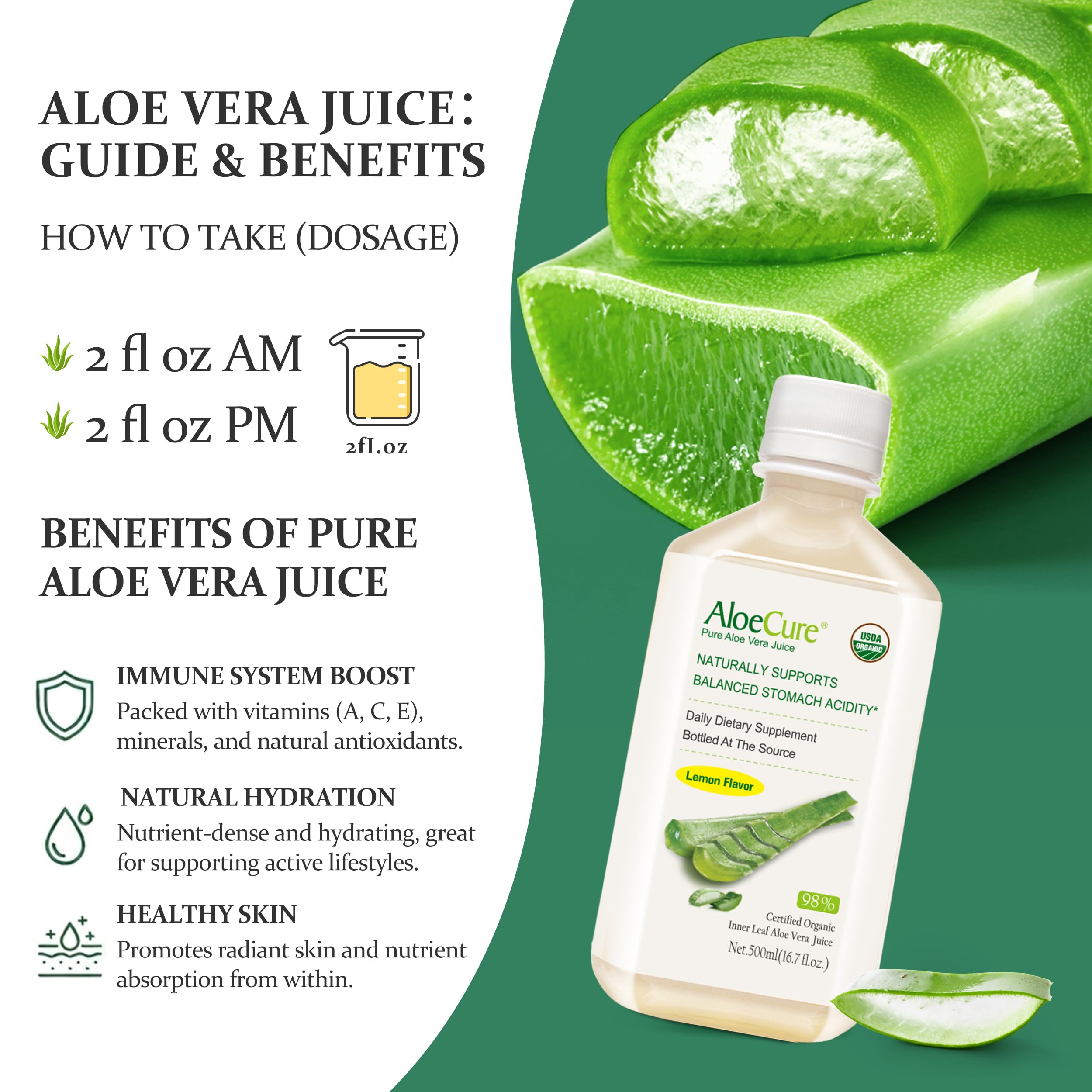 AloeCure Aloe Vera Juice lifestyle scene