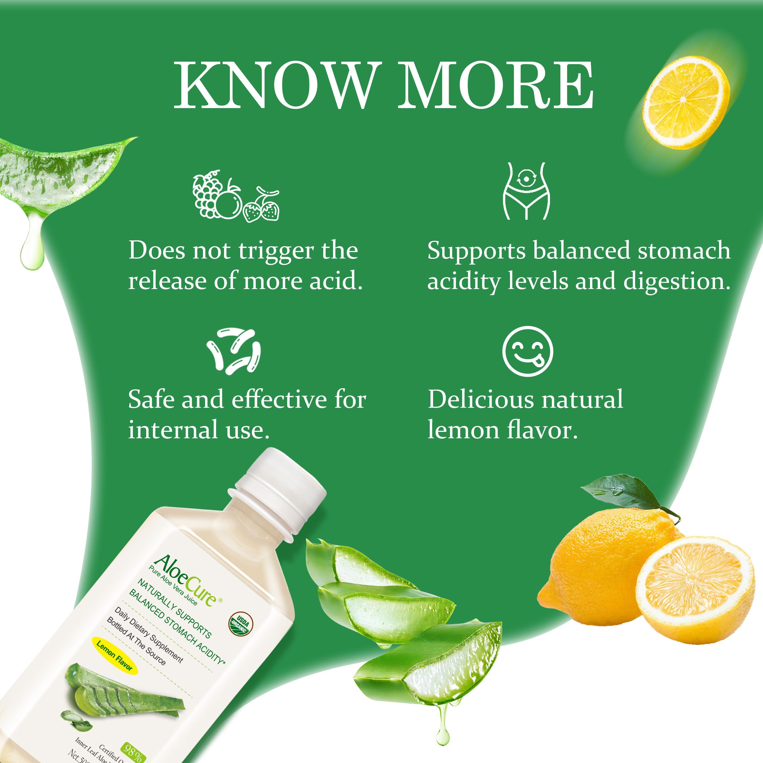 AloeCure Aloe Vera Juice nutritional information