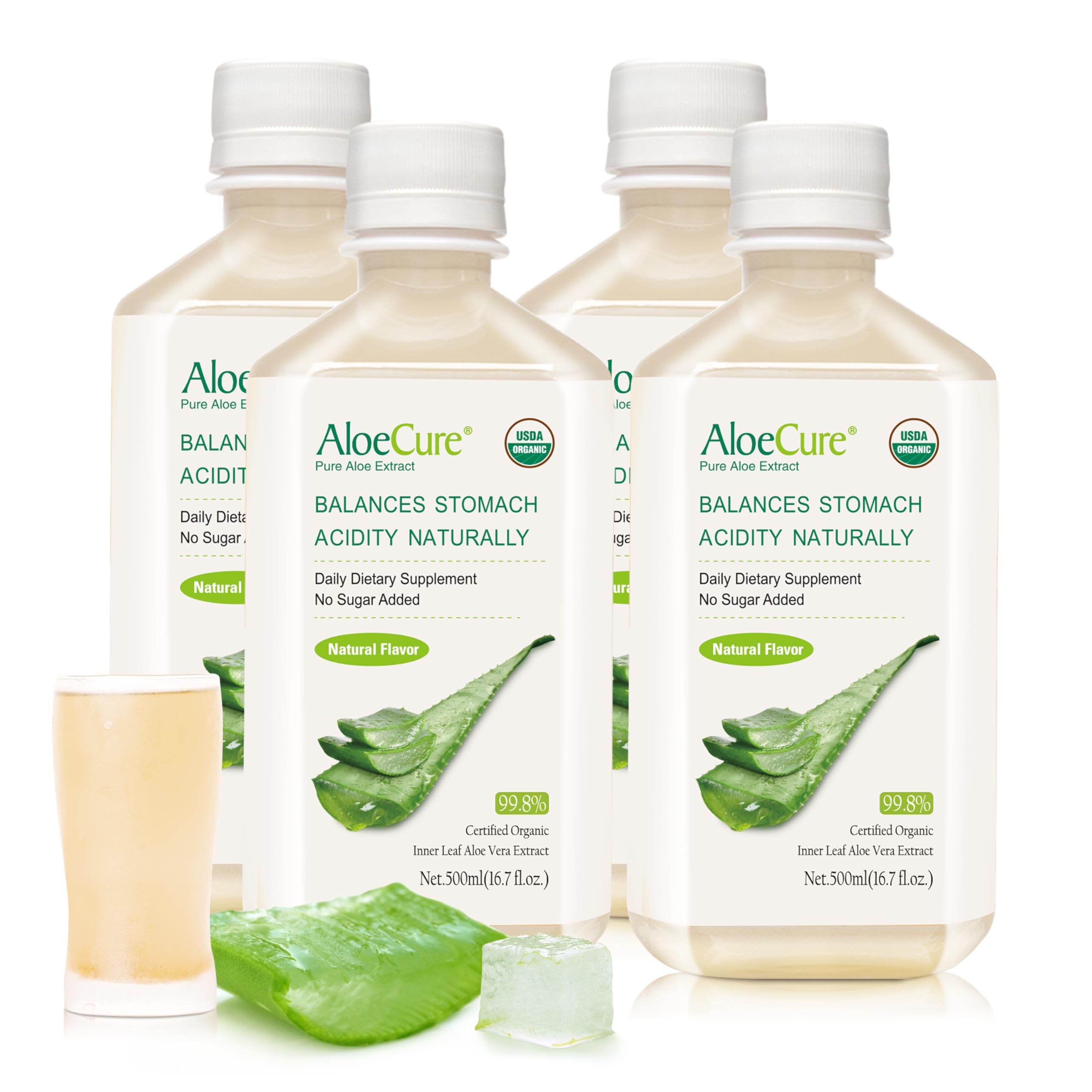 AloeCure Organic Aloe Vera Juice 2359g front view