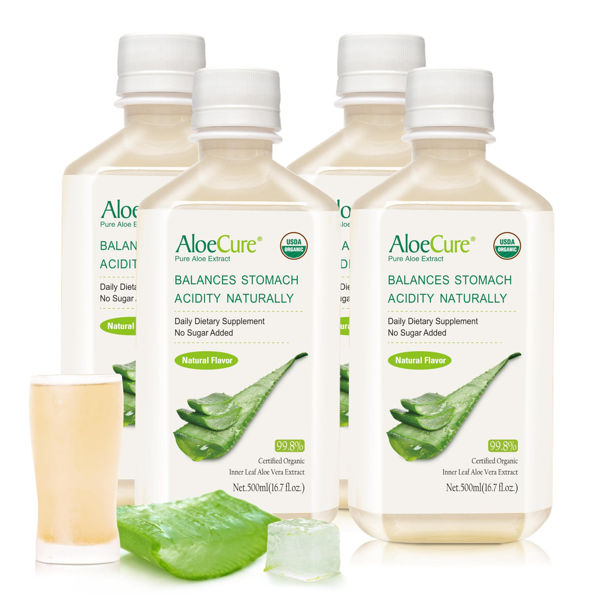 AloeCure Organic Aloe Vera Juice 2359g front view