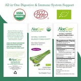 AloeCure Organic Aloe Vera Juice nutritional information