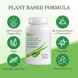 AloeCure Organic Aloe Vera Supplement 45g side view