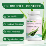 AloeCure Probiotic Prebiotics 10 Billion CFU capsule side view