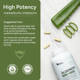 ALOEPATH Aloe Vera Capsules 200:1 Extract close-up of capsules