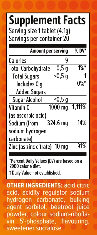 AlpenWell Vitamin C 1000mg effervescent tablet lifestyle scene
