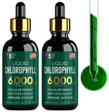 Alpha Flow Chlorophyll Liquid Drops two bottles front view