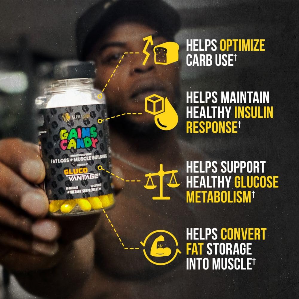 ALPHA LION GlucoVantage Fat Burner 50g packaging