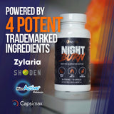ALPHA LION Night Burn supplement ingredients list