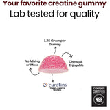 Alpha Nutrition Power Creatine Gummies side view