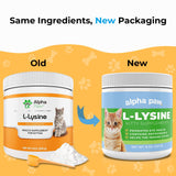 Alpha Paw L-Lysine Powder serving size scoop