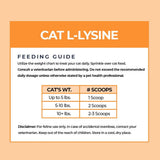 Alpha Paw L-Lysine Powder with a pet in the background