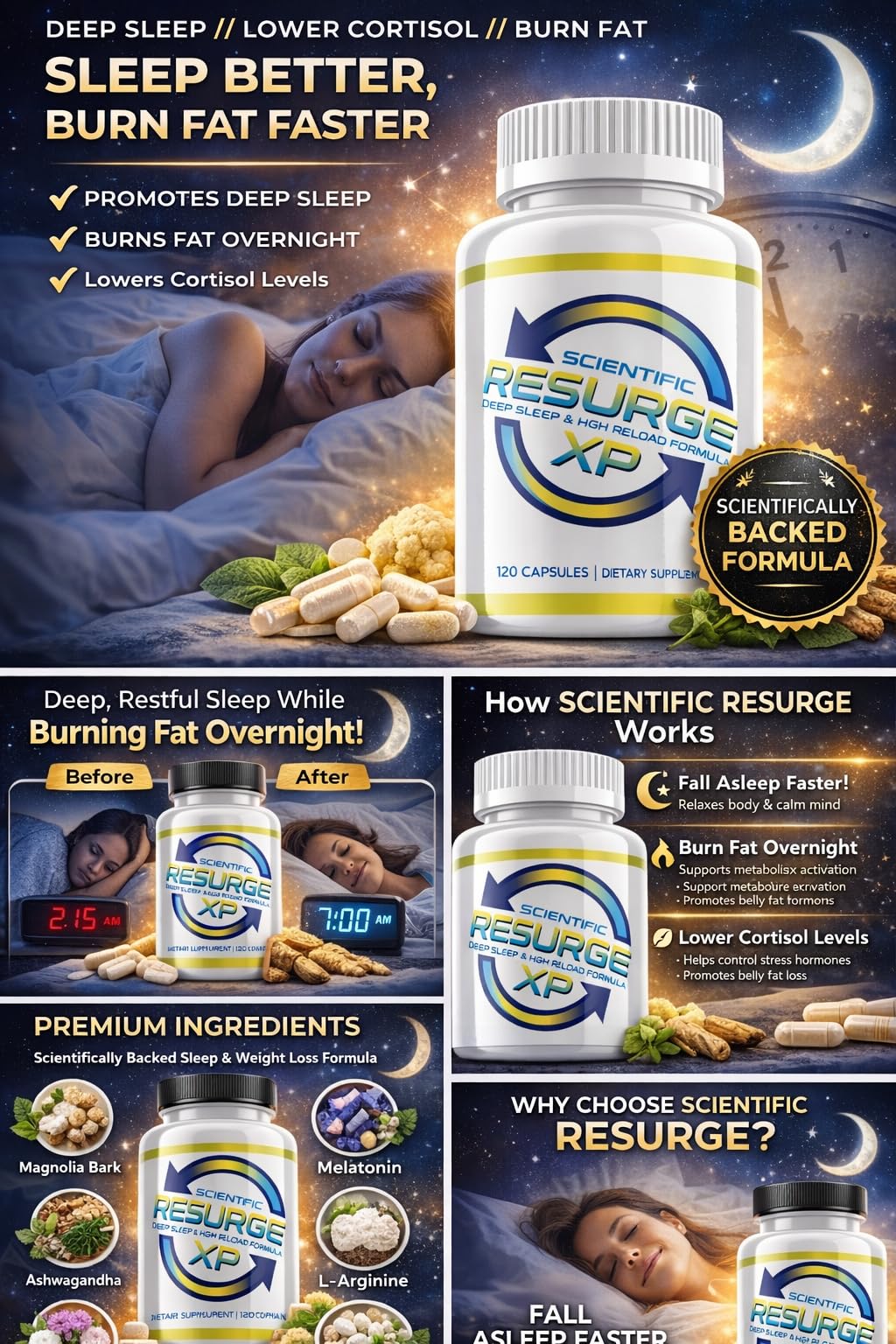 Alpha Pure Resurge XP Deep Formula ingredients list