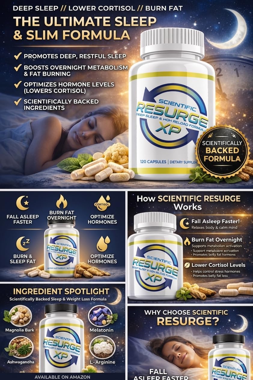 Alpha Pure Sleep Supplement lifestyle scene with a nightstand