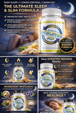 Alpha Pure Sleep Supplement lifestyle scene with a nightstand