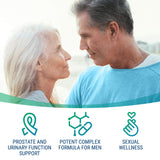 ALPHA RISE Saw Palmetto Supplement with other herbal supplements