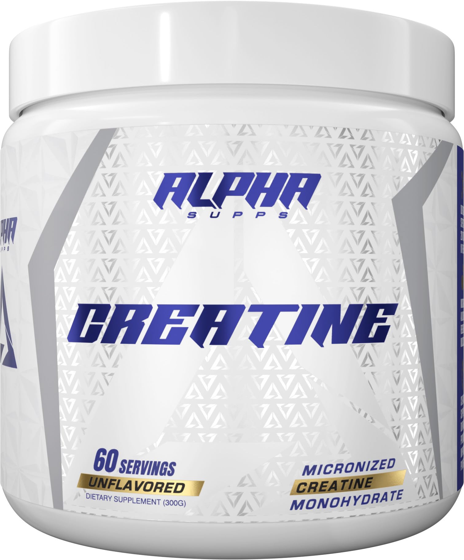 Alpha Supps Creatine Monohydrate 300g front view