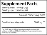 Alpha Supps Creatine Monohydrate on a fitness table