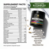 Alpha Tribe Men's Daily Multivitamin bottle side view