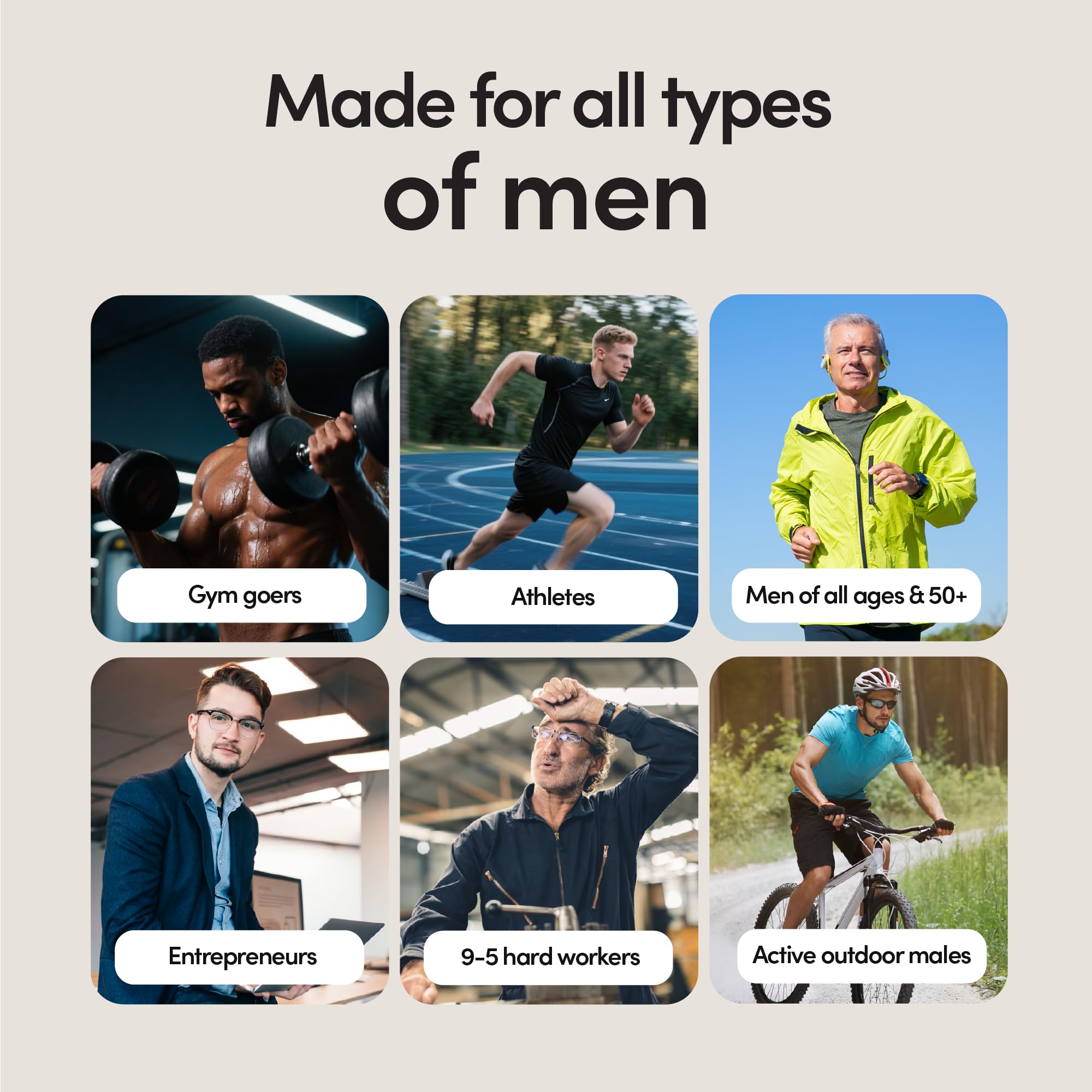 Alpha Tribe Men's Daily Multivitamin lifestyle scene