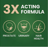 AlphaHealth+ Saw Palmetto capsules bottle with label