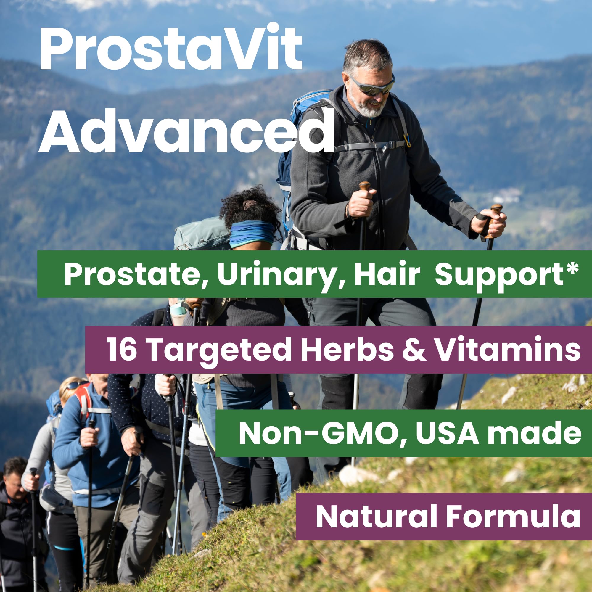AlphaHealth+ Saw Palmetto capsules with a measuring spoon