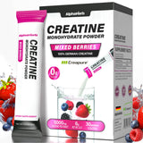 AlphaHerb Creapure Creatine Monohydrate 5000mg stick pack front view