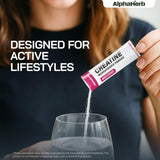 AlphaHerb Creapure Creatine Monohydrate stick pack next to workout gear