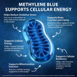 Alstaky Methylene Blue Gummies close-up of gummies