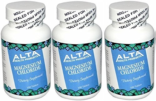 Alta Health Magnesium Chloride 3-Pack tablets front view