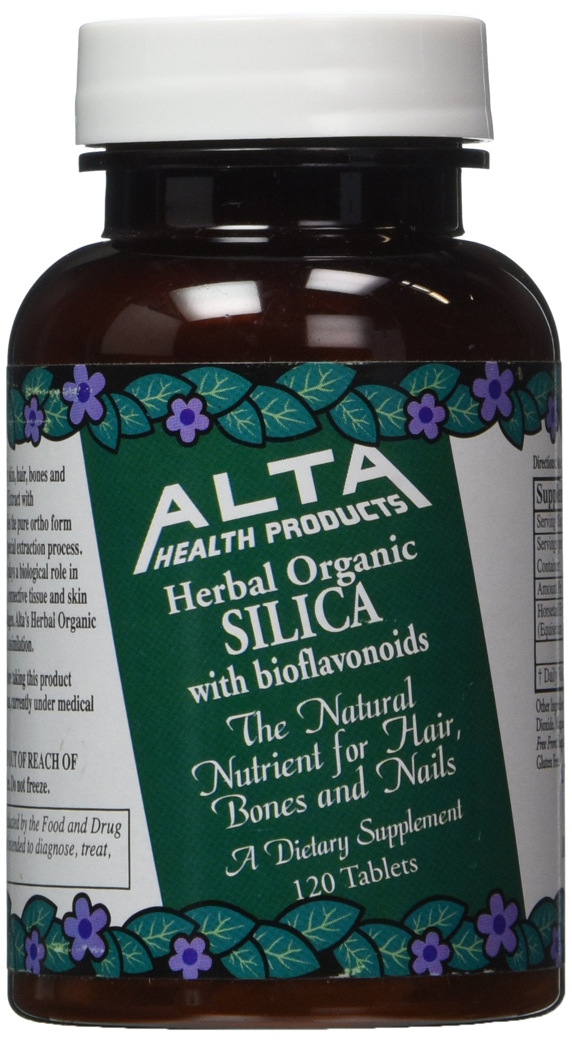 Alta Health Silica Supplement 132g tablet front view