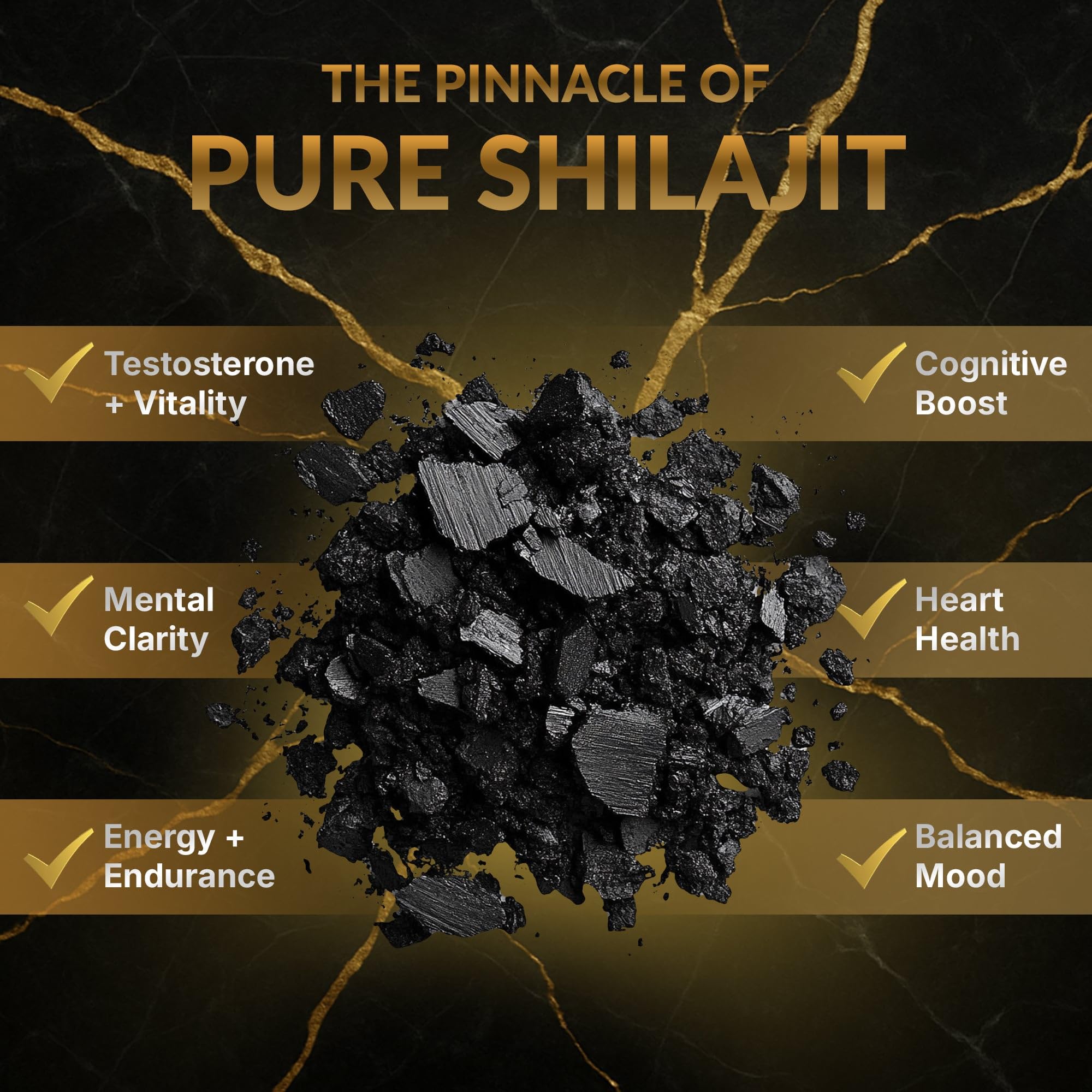 Altair Shilapure Shilajit tablets on a wooden surface