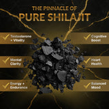 Altair Shilapure Shilajit tablets on a wooden surface
