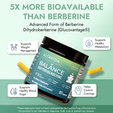 Altavida Berberine Supplement side view showing capsule details