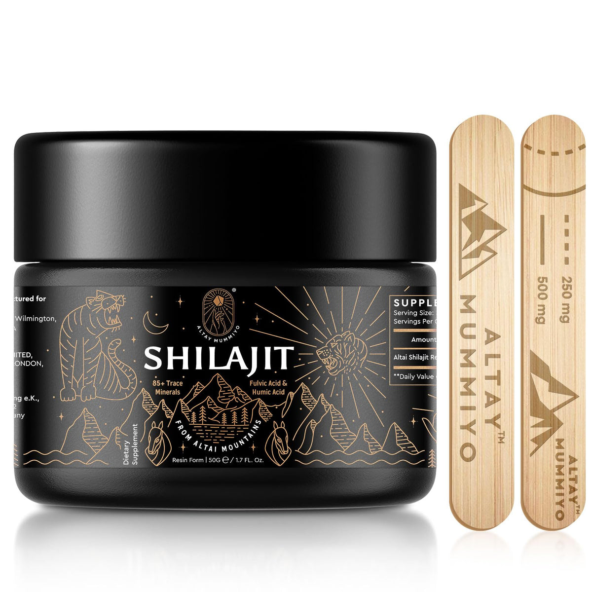 ALTAY MUMMIYO Shilajit Resin 50g front view