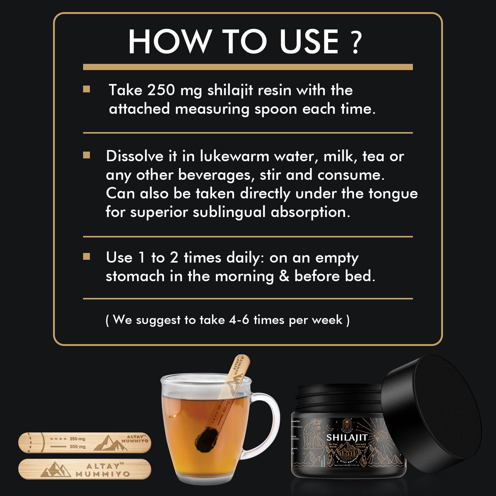 ALTAY MUMMIYO Shilajit Resin 50g side view