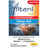 Alteril Natural Sleep Aid Soft Gel 60 Count front view