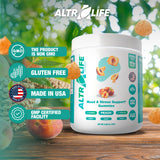 ALTRALIFE Magnesium Gummies on a wooden table