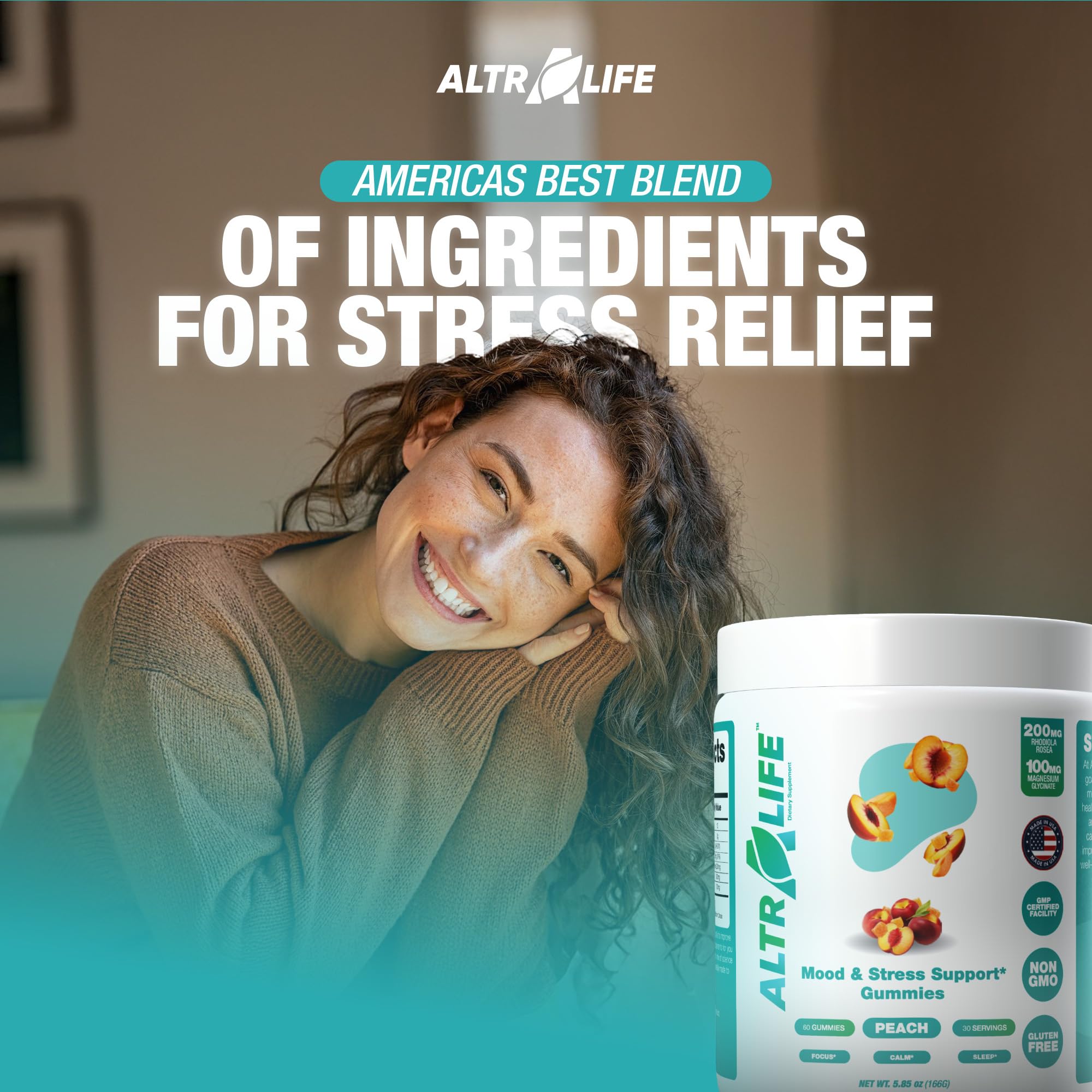 ALTRALIFE Magnesium Gummies showing individual gummies
