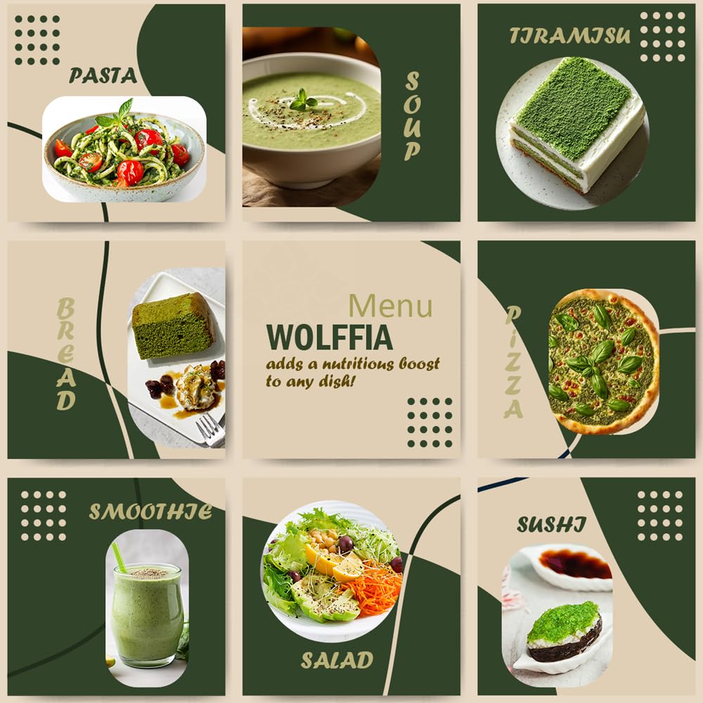 AMA GROW Wolffia Superfood 60g in a salad