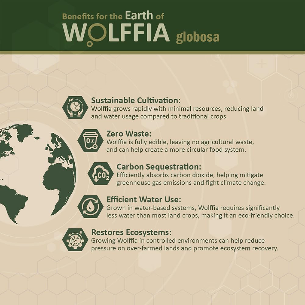 AMA GROW Wolffia Superfood 60g nutritional information