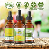 Amala Vegan Omega-3 Algae Oil bottle side view