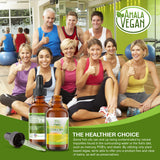 Amala Vegan Omega-3 Algae Oil in a kitchen setting