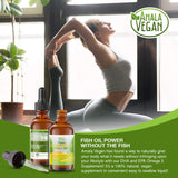 Amala Vegan Omega-3 Algae Oil with lemon oil