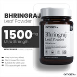 AMALTH Bhringraj Leaf Powder Capsules 1500mg bottle packaging