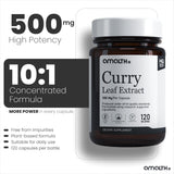 AMALTH Curry Leaf Extract Capsules 500mg with capsules displayed